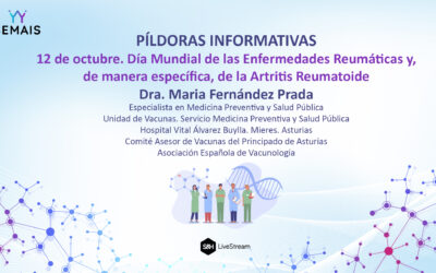 12 de octubre de 2026. Día Mundial de las Enfermedades Reumáticas y, de manera específica, de la Artritis Reumatoide